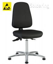 Clean room ESD pracovná stolička Standard, PC, POLISTAT 1104, C-VL1671HAS