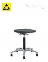 Clean room pracovná stolička Pu-Soft Touch C-WG143HAP