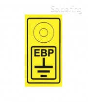 Lepiace štítky - symbol EBP, 33x17mm, 25ks/list