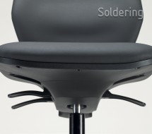 ESD pracovná stolička Professional, ASX, ESD2, A-EX1663HAS