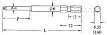 Bit krížový V-21 (4x30)-No.1-75