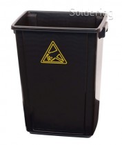 ESD odpadkový kôš, 60 litrov, 460x310x600mm