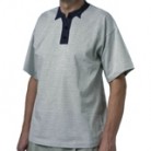 DESCO Europe - ESD tričko s gombíkmi a golierom, biele, veľkosť M, 221401