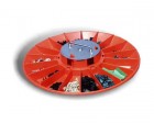  - Náhradný tanier do karuselov, oranžový, 450mm, neEDS