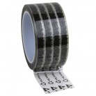 DESCO Europe - ESD lepiaca páska Wescorp ™, priehľadná, so symbolmi, celulózová, 48mmx65,8m, 242273