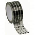 DESCO Europe - ESD lepiaca páska Wescorp ™, priehľadná, so symbolmi, celulózová, 55mmx66m, 71160