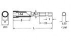 Bit nástrčný V-17B (6x30l)-H8-(13) -100