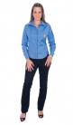 ESD dámska košeľa WS50, 98% bavlna, farba svetlá modrá