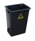 OEM PR - ESD odpadkový kôš StaticTec, 60l, 460x310x600mm, čierny