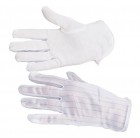  - ESD pracovné rukavice StaticTec, s PVC bodkami, textilné, biele, veľkosť S, 10 párov / bal