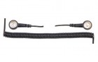 OEM PR - Špirálový uzemňovací kábel StaticTec, 10mm/10mm, 1,8m, čierny