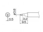 Spájkovací hrot T13-D08, tvar 0,8 D Chisel