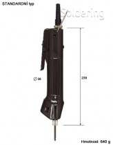 Elektrický momentový skrutkovač BL-7000-OPC HEX - rozmery