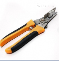 Štiepacie kliešte Splice Tools pre SMT pásky s referenčnými kolíkmi, oranžové úchyty