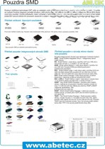 Výuková tabuľa - Púzdra SMD (laminácia)