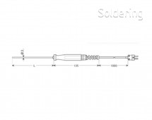 Teplotný snímač Greisinger GTF 900, typ K, -65 až +1000 °C, 100930