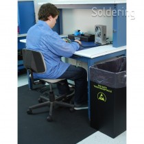 Vodivé PVC lino Statfree CV280 ™, rohož 2,0x900mm x 1,8m, čierne, 80173