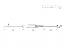 Zapichovací snímač pre mäkká plastická media, Greisinger GES 500, 100970