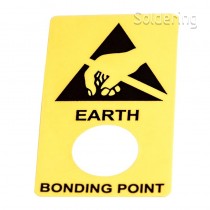 Štítok Earth Bonding Point (EBP), 25x45mm, pások s 10 štítkami, 229245
