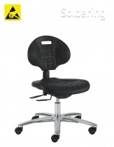 Clean room ESD pracovná stolička Intensive Use Pu-Soft C-TL1812AP