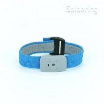 ESD uzemňovací náramok SCS, dvojvodičový, elastický, 2368