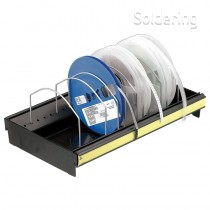 ESD zásobník na cievky SMD súčiastok, 10 deličov, 390x250x65mm, 237670