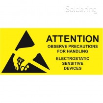 Lepiaci štítok - ESD citlivý obsah, 16x40mm, role 1000 štítkov, 242105