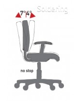 Mechanizmus OS (HARMONIC TILTING) - ľubovoľný sklon stoličky dopredu a dozadu