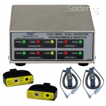 Kontinuálny monitor uzemnenie pracovnej plochy a operátora, dvojvodičový, duálny 50515