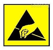 Lepiaca štítok "ESD CITLIVEJ" 7807.112