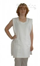 ESD vesta, biela, slabá