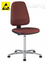 ESD pracovná stolička Standard, PC, ESD5, A-VL1671HAS, červená