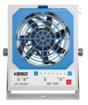 Stolový ionizátor StaticTec KESD KF-21F s nastaviteľným prietokom vzduchu, vysokým napätím a alarmom