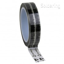 ESD lepiaca páska Wescorp ™, priehľadná, so symbolmi, celulózová, 24mmx65,8m, 242272