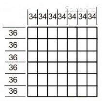 Vnútorné priehradky do zásuviek MOD20, 42 priehradok 34x36mm