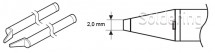 Spájkovací hrot A1378 (CHIP 2L) pre termokleště FX-8804
