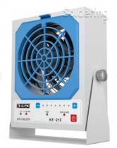Stolový ionizátor StaticTec KESD KF-21F s nastaviteľným prietokom vzduchu, vysokým napätím a alarmom