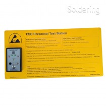 Tester ESD zápästných náramkov, s nástennou doskou, 222563