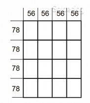 Vnútorné priehradky do zásuviek MOD22, 16 priehradok 56x78mm