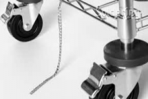 Smart Tray vozík z oceľových drôtov, vrátane 20 tácok, 510x415x40 mm