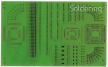 Experimentálna (cvičná) DPS pre SMD, HAL