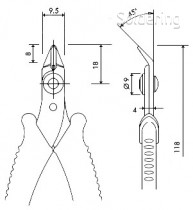 Strihacie kliešte TR 20 50 M