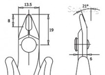 Strihacie kliešte ITR 58 D, ESD