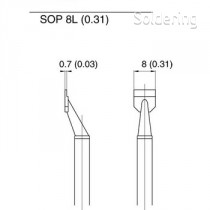 Odpájecí hroty T16-1006, SOP 8L