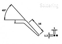 Úchopovej kliešte PNB 2006 D, ploché, ESD