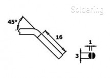 Úchopovej kliešte PNB 2018 D, ploché, ESD