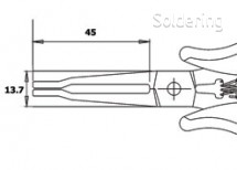 Kliešte na vkladanie kontaktov do multipolárnych konektorov PPN 05 NB D, ESD