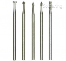 Wolfram-vanadiová oceľová fréza Proxxon MICROMOT 28 710, 2,35mm