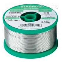 Trubičková spájka Sn60Pb39Cu1, HF32 (Ø1,0mm, 250g)