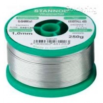 Trubičková spájka Sn99Cu1 Flowtin, Kristall 400 (Ø1,0mm, 250g)
